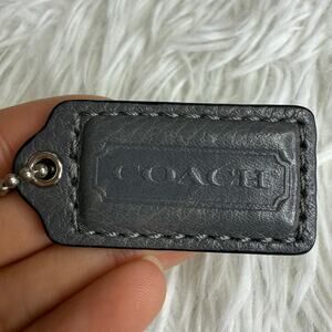 1.5" COACH  Fob Bag Charm Hang tag Hangtag